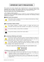 Preview for 2 page of Sumitomo 82C+ Manual To Operation