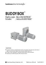 Sumitomo Bevel BUDDYBOX Maintenance Manual preview