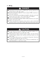 Preview for 5 page of Sumitomo CAI40C Operation Manual