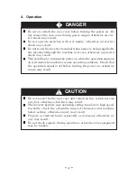 Preview for 6 page of Sumitomo CAI40C Operation Manual