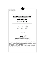 Предварительный просмотр 1 страницы Sumitomo CAK-0057-EX Instruction Manual