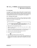 Preview for 89 page of Summa S 75 User Manual