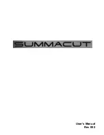 Предварительный просмотр 1 страницы Summa SummaCut D120 User Manual