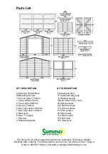 Preview for 2 page of Summer Garden Buildings 085 Assembly Instructions Manual