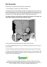 Preview for 4 page of Summer Garden Buildings 085 Assembly Instructions Manual