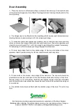 Preview for 8 page of Summer Garden Buildings 085 Assembly Instructions Manual