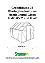 Summer Garden Buildings Greenhouse 05 Instructions preview