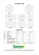 Preview for 2 page of Summer Garden Buildings Greenhouse 05 Instructions