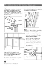 Preview for 18 page of Summer Garden Buildings GREENHOUSE 185 Assembly Instructions Manual