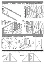 Предварительный просмотр 3 страницы Summer Garden Buildings Hipped Summerhouse 270 Assembly Instructions Manual