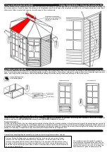 Preview for 4 page of Summer Garden Buildings Octagonal Summerhouse 272 Assembly Instructions