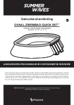 Предварительный просмотр 46 страницы SUMMER WAVES QUICK SET OVAL POOL User Manual