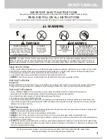 Preview for 3 page of SUMMER WAVES SKIMMERPLUS SFX1000 Owner'S Manual