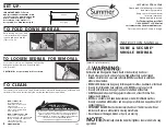 Summer 12130B Instruction Manual preview