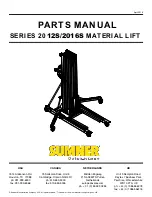 Preview for 1 page of Summer 2012S Series Parts Manual