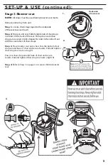 Preview for 5 page of Summer 3-STAGE DELUXE SUPERSEAT Instruction Manual