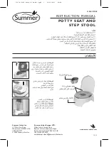 Предварительный просмотр 8 страницы Summer POTTY SEAT AND STEP STOOL Instruction Manual