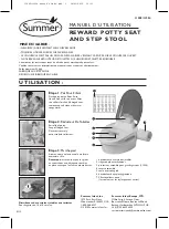 Preview for 2 page of Summer REWARD POTTY SEAT
AND STEP STOOL Instruction Manual