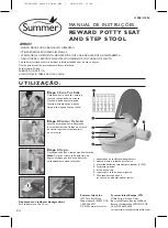 Preview for 4 page of Summer REWARD POTTY SEAT
AND STEP STOOL Instruction Manual