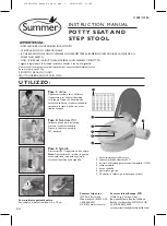 Preview for 5 page of Summer REWARD POTTY SEAT
AND STEP STOOL Instruction Manual