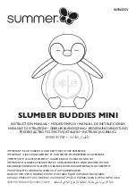 Предварительный просмотр 1 страницы Summer SLUMBER BUDDIES MINI Instruction Manual