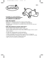 Preview for 4 page of Summer SLUMBER BUDDIES Instruction Manual