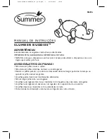 Preview for 10 page of Summer SLUMBER BUDDIES Instruction Manual