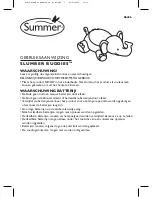 Preview for 16 page of Summer SLUMBER BUDDIES Instruction Manual