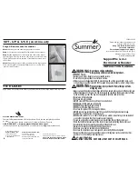 Preview for 1 page of Summer SupportMe 3-in-1 Instruction Manual