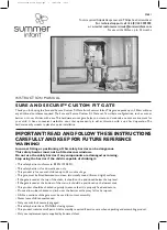 Preview for 1 page of Summer SURE AND SECURE 27681 Instruction Manual