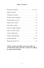 Preview for 2 page of SummerAire SHRV115RD Product Specifications And Installation