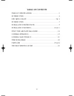 Preview for 2 page of SummerAire SHRV2500DD Installation And Owners Operating Manual