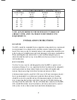 Preview for 9 page of SummerAire SHRV2500DD Installation And Owners Operating Manual