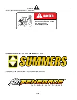 Preview for 8 page of Summers VRT Renegade Operator'S Manual