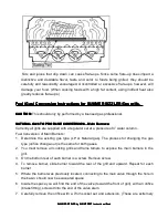 Preview for 23 page of Summerset Sizzler SIZ-26 Series Instructional Book, Care & Use/Installation