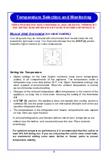 Preview for 10 page of Summit Appliance accucold ACF48WMEDDT Use & Care Manual