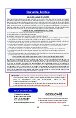 Preview for 36 page of Summit Appliance accucold ACF48WMEDDT Use & Care Manual