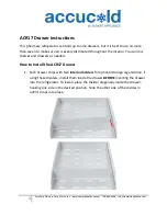 Summit Appliance Accucold ACR17 Instructions preview