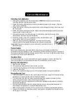 Предварительный просмотр 10 страницы Summit Appliance Accucold CT66 Series Instruction Manual