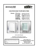 Summit Appliance accucold FF6 Series Instruction Manual предпросмотр