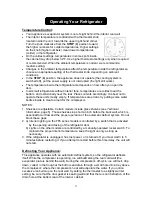 Предварительный просмотр 10 страницы Summit Appliance accucold FF6 Series Instruction Manual