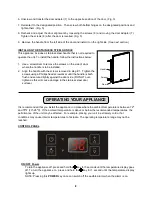 Предварительный просмотр 8 страницы Summit Appliance accucold FFAR121SS Instruction Manual