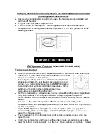 Preview for 9 page of Summit Appliance ADA61W Instruction Manual