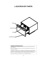 Предварительный просмотр 5 страницы Summit Appliance FF12DROS User Manual