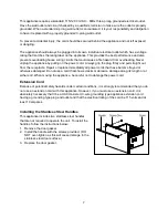 Предварительный просмотр 7 страницы Summit Appliance FF12DROS User Manual