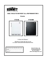 Summit Appliance FF61BI Instruction Manual preview