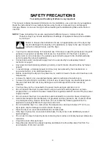 Preview for 3 page of Summit Appliance LDHP24 User Manual