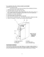 Предварительный просмотр 9 страницы Summit Commercial FF6 Series Instruction Manual