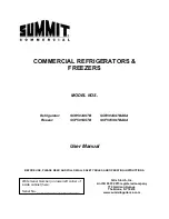 Summit Commercial SCF505SSTB User Manual preview