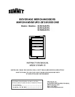 Summit Commercial SCR215LBI/FA Instruction Manual preview